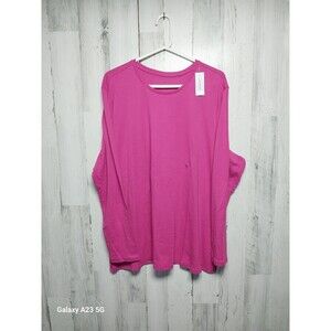 Lane Bryant 22/24 Pink Long Sleeve Tee